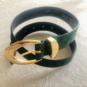 GENUINE SUEDE BELT